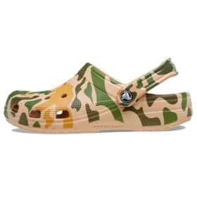 Classic Printed Camo Clog “Khaki Green”