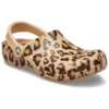 Classic Printed Clog “Leopard Gold”