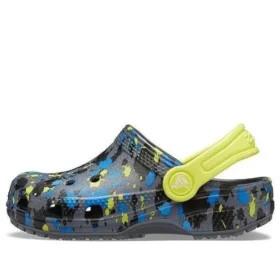 Classic Printed Clogs “Charcoal Citrus Croslite”