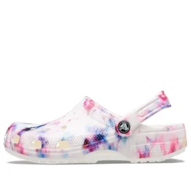 Classic Tie Dye Graphic Clog “Garnet & Multi”