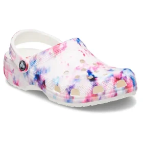 Classic Tie Dye Graphic Clog “Garnet & Multi”