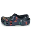Classic Vacay Vibes Butterfly Clogs “Navy Multi”