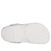 Classic Warped Logo Clogs “White Black”
