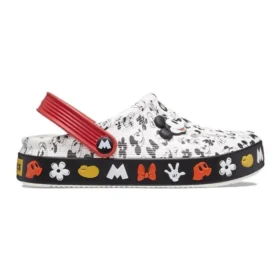 Classic x Mickey Mouse Clogs “White Red Black”