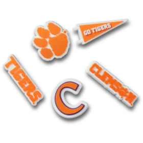 Clemson Univ 5 Pack Jibbitz™ Charms