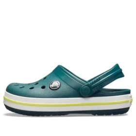 Crocband Clogs “Green White”