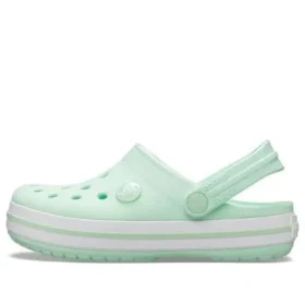 Crocband Clogs “Mint Green White”