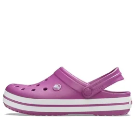 Crocband Clogs “Purple White”