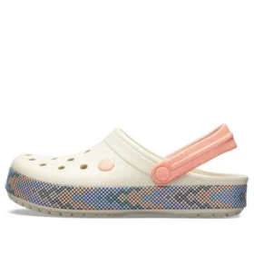 Crocband Gallery Clogs “White Pink”