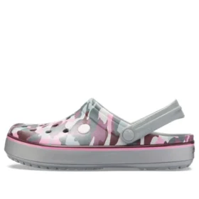 Crocband Graphic III Clogs “Grey Pink”