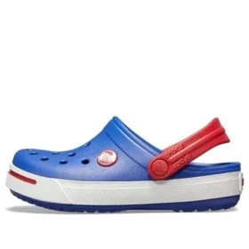 Crocband II Clogs “Blue White Red”