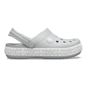 Crocband Logo Mania Clogs “Grey Silver”
