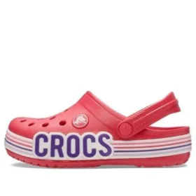 Crocband Logo Stripe Clogs “Red White”