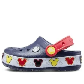 Crocband Mickey Fun Lab Lights Clogs “Navy Red”