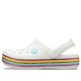 Crocband Rainbow Shoes “White Multi”