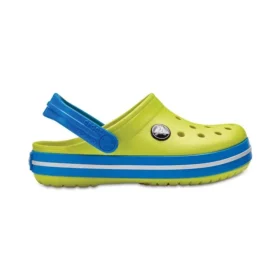 Crocband Round Toe Clogs “Yellow Blue”