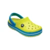Crocband Round Toe Clogs “Yellow Blue”