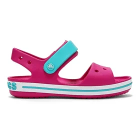 Crocband Strap Closure Sandals “Pink Blue”