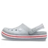 Crocband Varsity Clogs “Grey Red”
