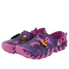 Crocs x BAPE Echo RO Clog “Purple Camo”