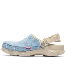 Crocs x Levi”s Sashiko All-Terrain Clog “Bone Blue”