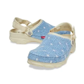 Crocs x Levi”s Sashiko All-Terrain Clog “Bone Blue”