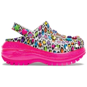 Crocs x Lisa Frank Mega Crush Clogs “Pink Multi”