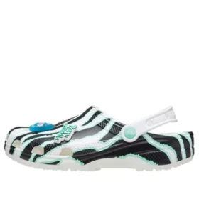 Crocs x Ron English Classic Clogs “Animal Stripes”