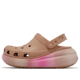 Crush Color Dip Clogs “Tan Pink”
