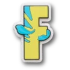 Disney Character Letter F Jibbitz™ Charms