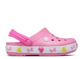 Disney x Crocs Classic Clog Kids ‘Fun Lab Mickey Lights – Pink Lemonade’