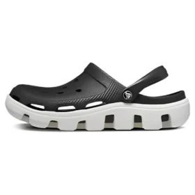 Duet Beach Sandals Black White