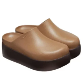 Dylan Platform Clog “Sepia”