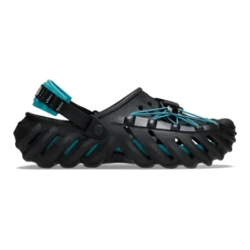 Echo Reflective Laces Clog “Black Teal”