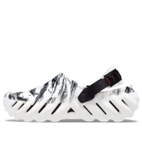 Echo Tiger Clog “White Black”