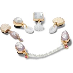 Elevated Pearl 5 Pack Jibbitz™ Charms