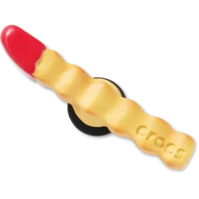 French Fry Dipped in Ketchup Jibbitz™ Charms