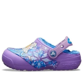 Fun Lab Lined Frozen Clogs “Purple Blue”
