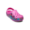 Fun Lab Multi Butterfly Band Light Clogs “Pink Blue”