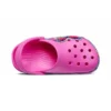 Fun Lab Multi Butterfly Band Light Clogs “Pink Blue”