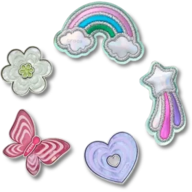 Funky Girly Icons 5 Pack Jibbitz™ Charms
