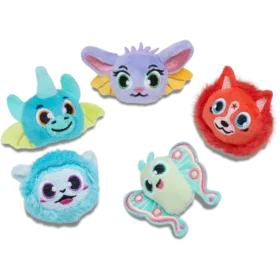 Fuzzy Fantasy Animals 5 Pack Jibbitz™ Charms
