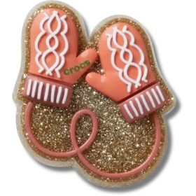 Glitter Pink Mittens Jibbitz™ Charms