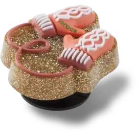 Glitter Pink Mittens Jibbitz™ Charms