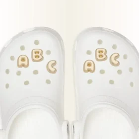 Gold Bubble Letter a Jibbitz™ Charms