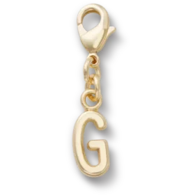 Gold Letter G Charm Jibbitz™ Charms