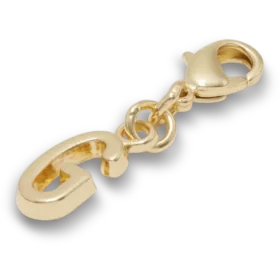 Gold Letter G Charm Jibbitz™ Charms