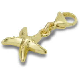 Gold Starfish Charm Jibbitz Charm