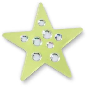 Green Gem Star Jibbitz™ Charms