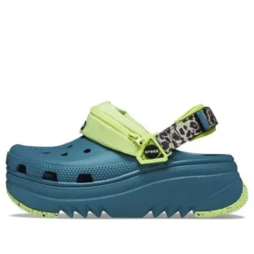 Hiker Xscape Animal Print Clog “Teal Green”